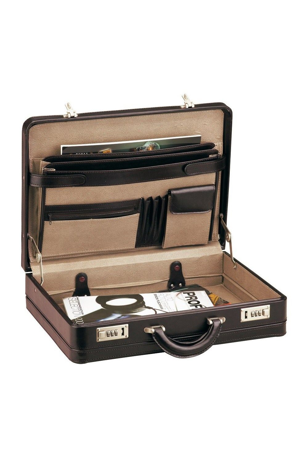 D & N briefcase leather 2663