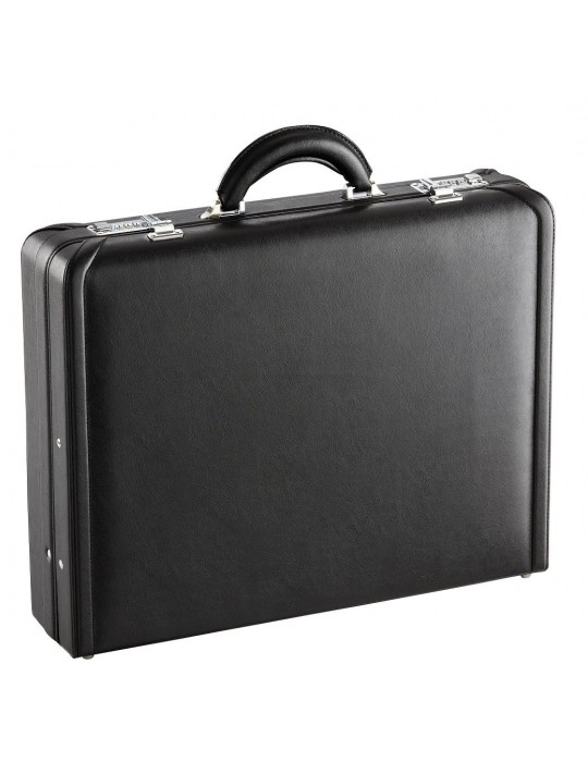 D & N briefcase finely grained PU 2635