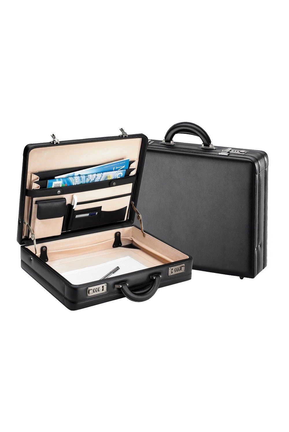 D & N briefcase leather 2632