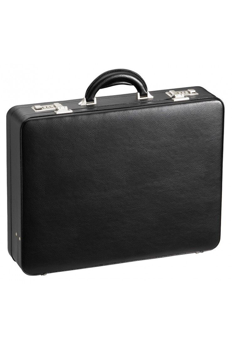 D & N briefcase finely grained PU 2629