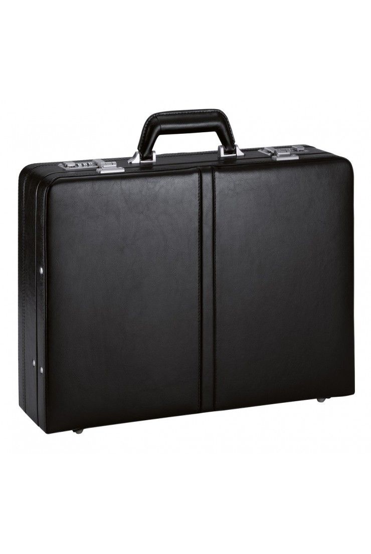 D & N briefcase grained cowhide 2664
