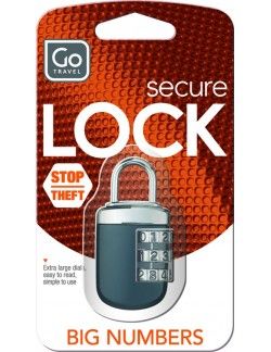 Go Travel Combination Padlock with big numbers