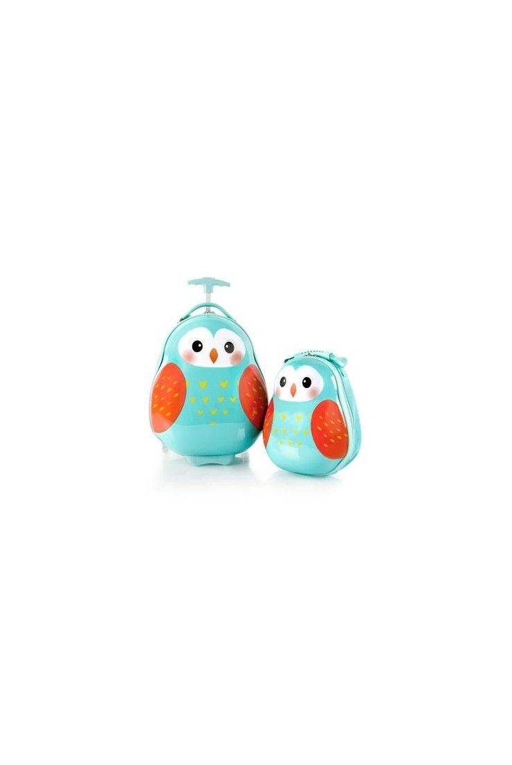 Heys children's suitcase owl suitcase and backpack