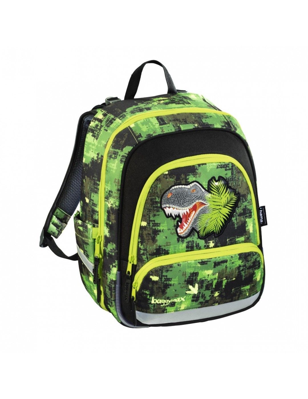 School backpack BAGGYMAX Speedy Green Dino