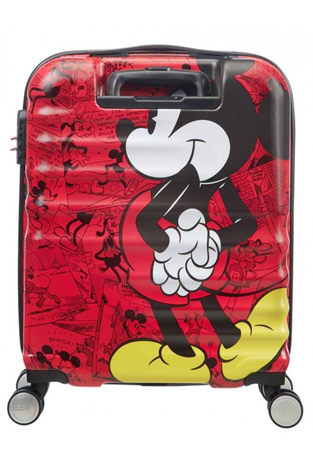 AT Wavebreaker Disney Mickey Comics Red 55 4 wheel carry-on