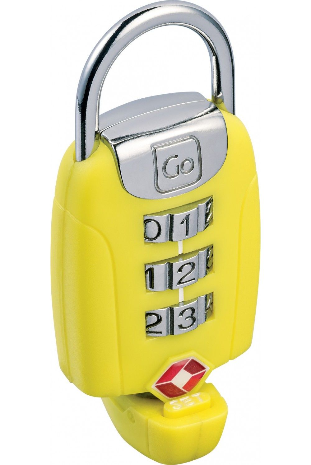 Go Travel luggage lock with error-free adjustment mechanism
