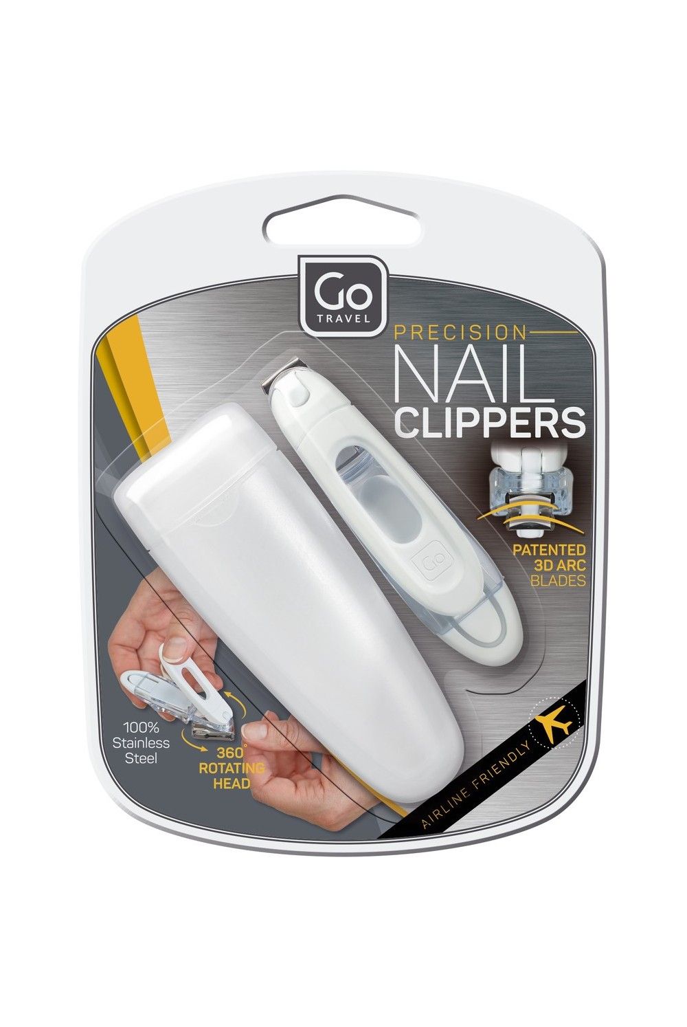 Go Travel Airworthy nail clippers with case