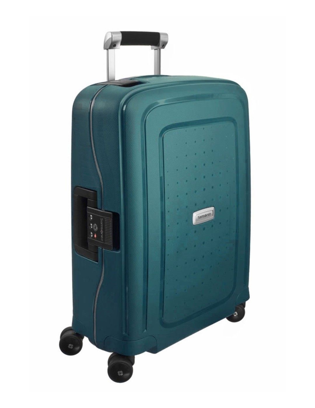 Samsonite S Cure DLX 55x40x20 cm 4 Roues bagages à main, Metallic Green