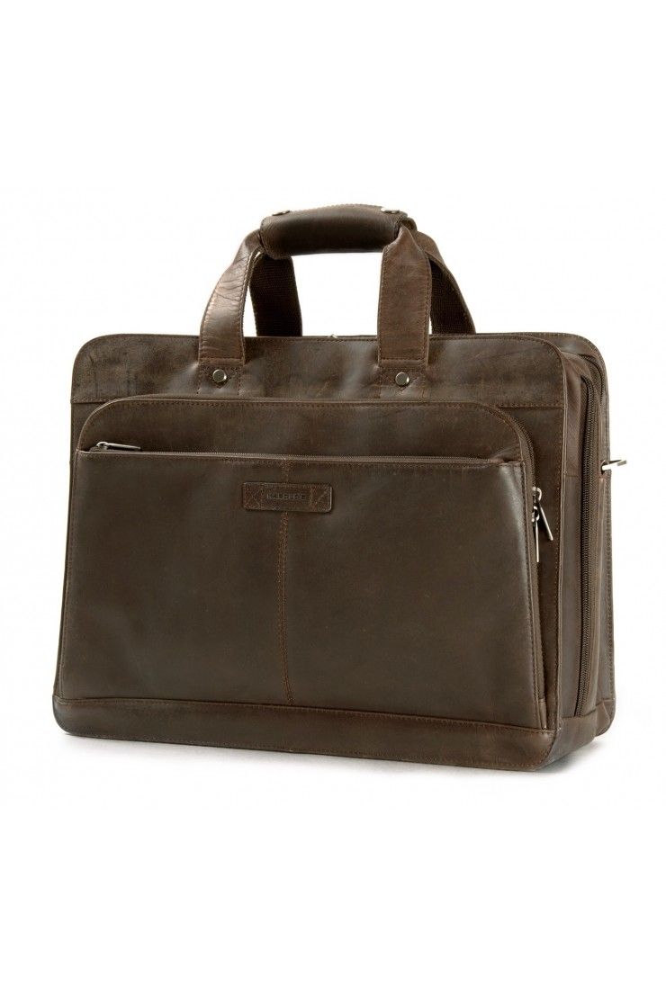 Harold's Antic Notebook Business Bag 17 inches taupe
