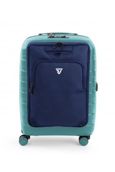 Roncato hand luggage D-BOX 2 55x40x20 4 wheel emerald-navy