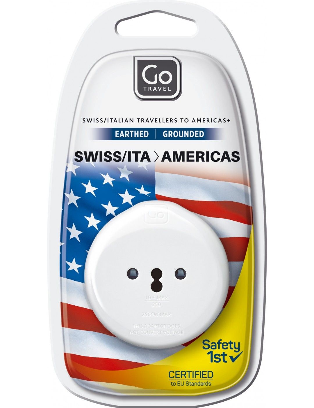 Go Travel Adapter Schweiz/Italien - Amerika