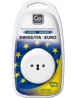 Adaptateur de voyage Go Suisse / Italie - Europe