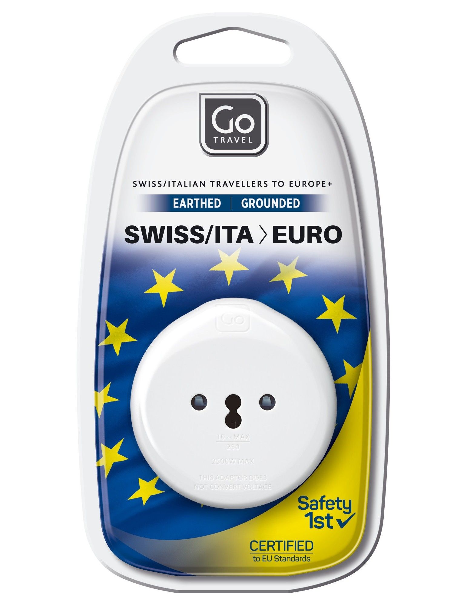 Adaptateur de voyage Go Suisse / Italie - Europe