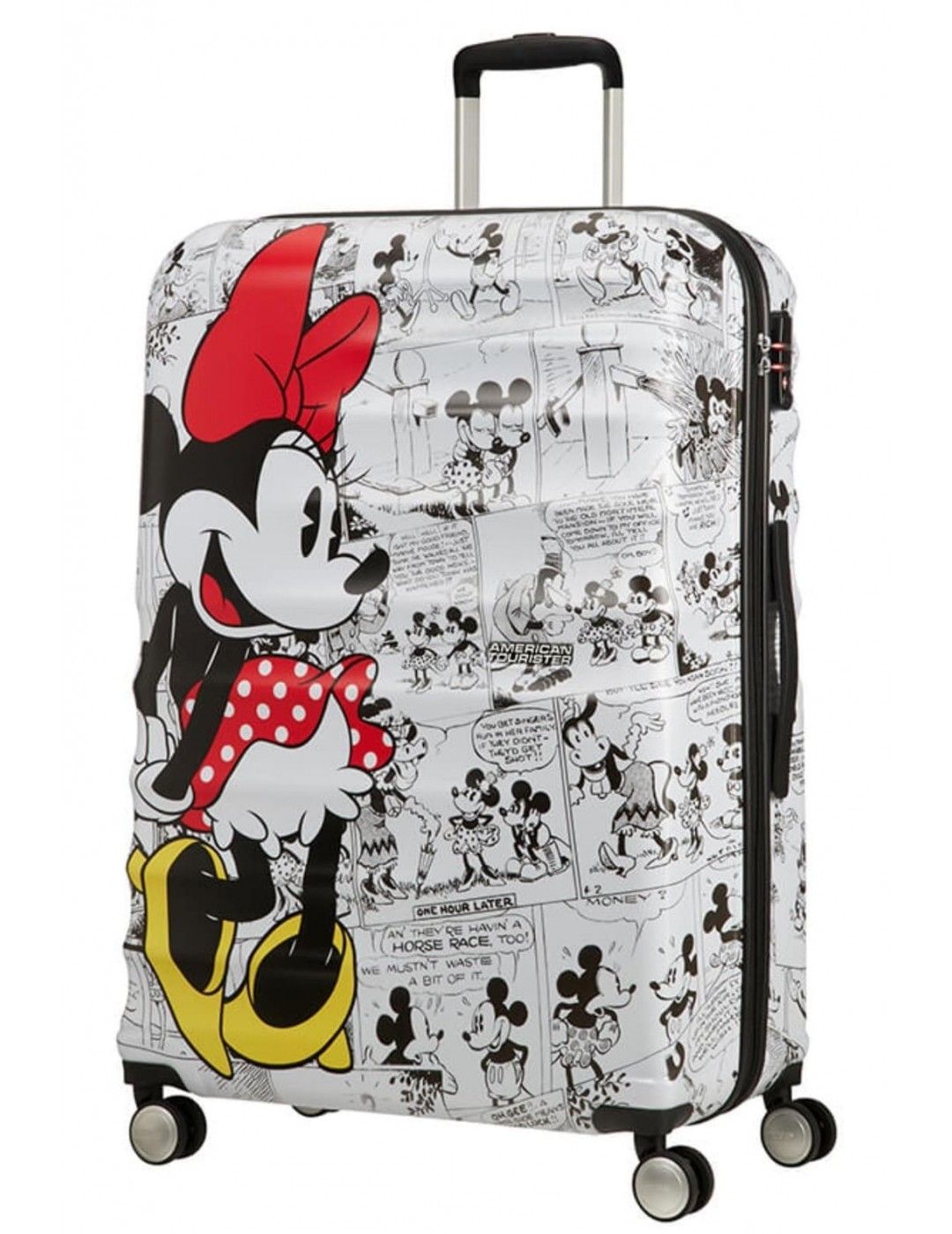 Kids suitcase AT Minnie White 77cm 96Liter