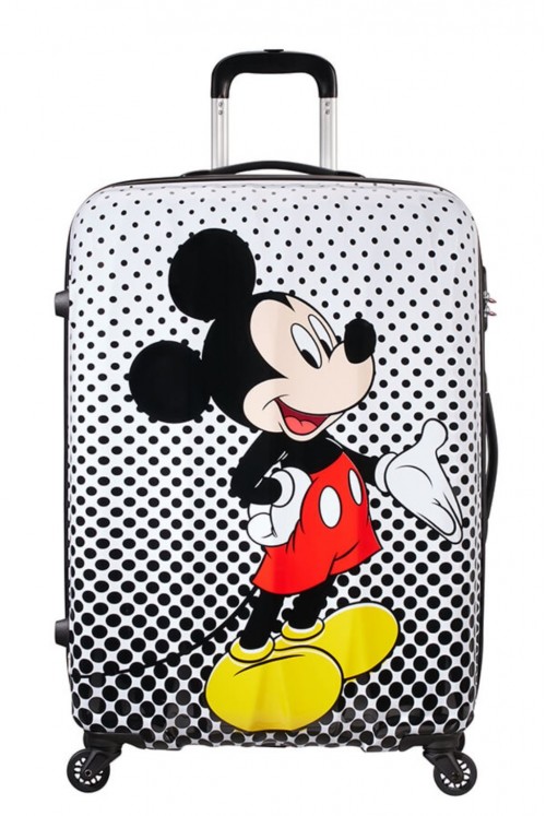 AT children's suitcase Mickey Polka Dots 75cm 88 Liter