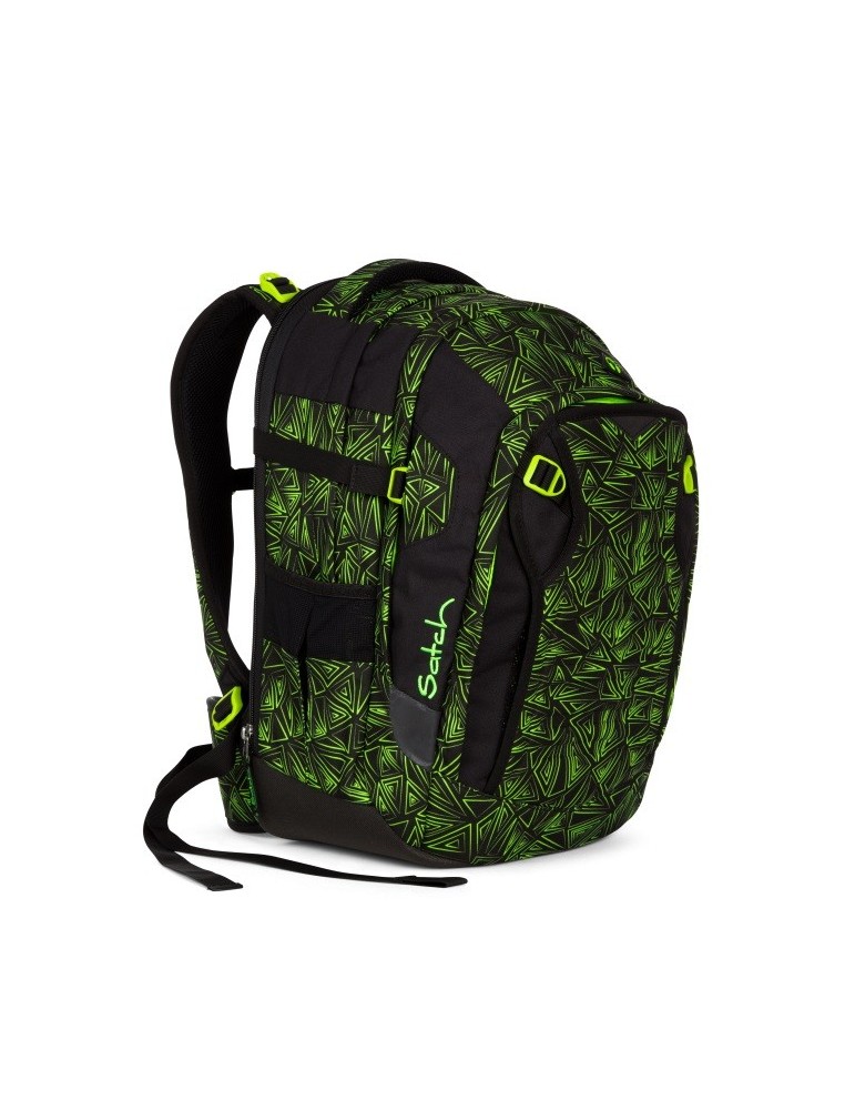Satch school backpack Match Green Bermuda