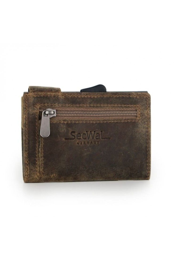 SecWal Card Case RV Leather Hunter