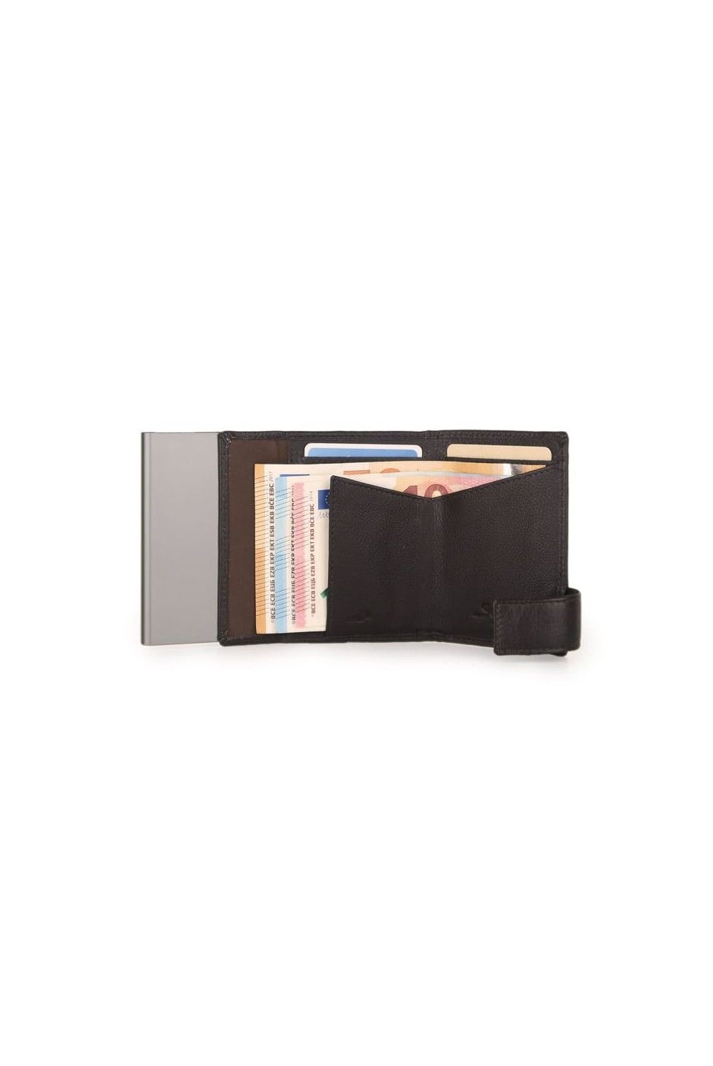 SecWal Card Case RV Leather dark Brown