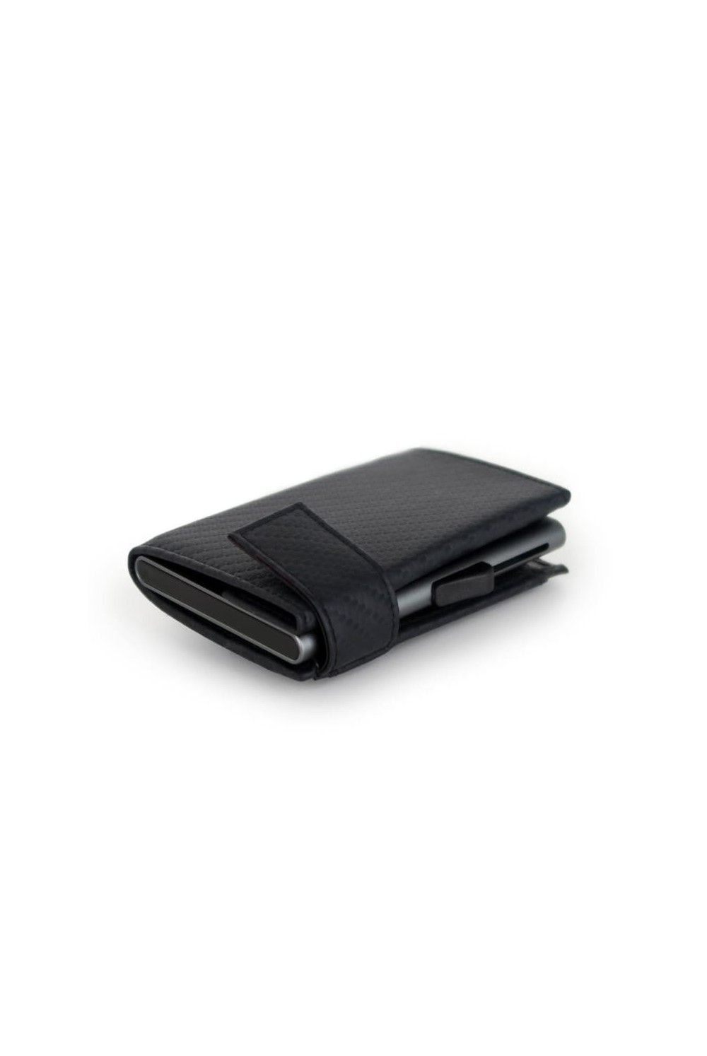SecWal Card Case RV Leather Carbon Black