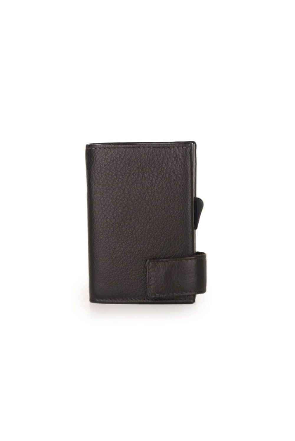 SecWal Card Case DK Leather dark Brown