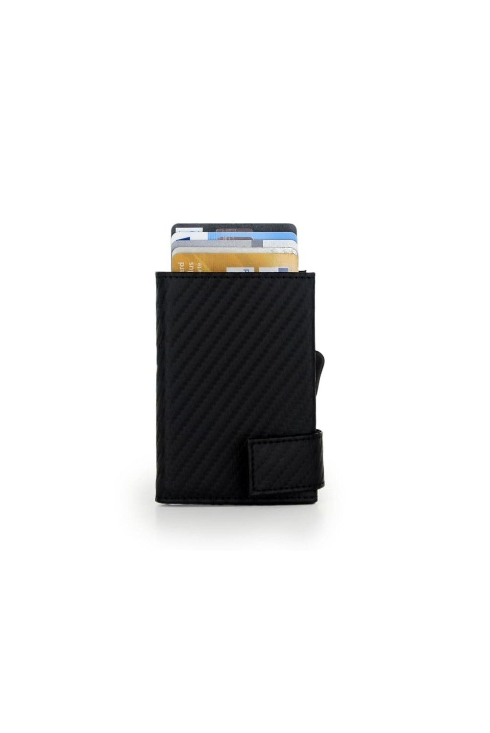 SecWal Card Case DK Leather Carbon Black