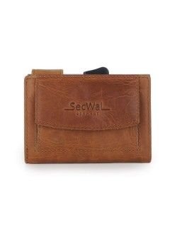 Porte-cartes SecWal DK Leather Cognac
