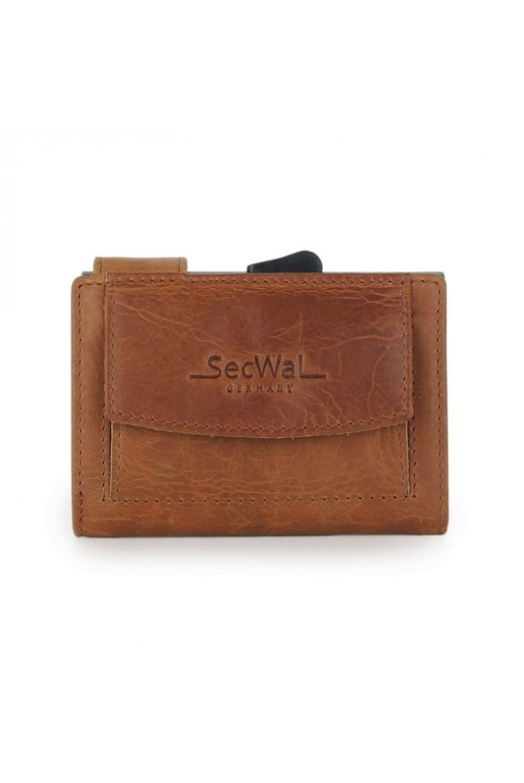 SecWal Card Case DK Leather Cognac
