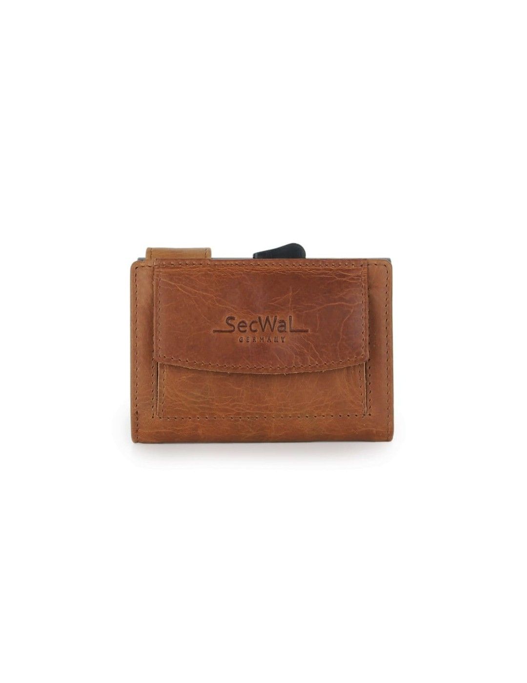SecWal Card Case DK Leather Cognac