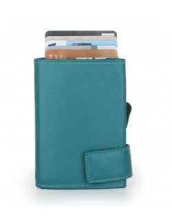 SecWal Card Case RV Leather turquoise