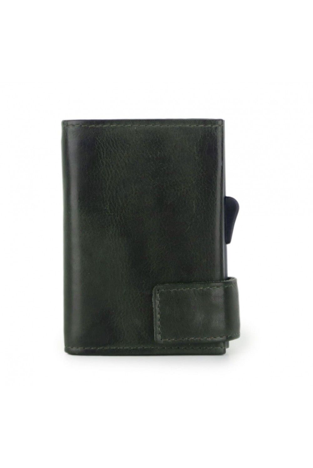 SecWal Card Case RV Leather Vintage Green