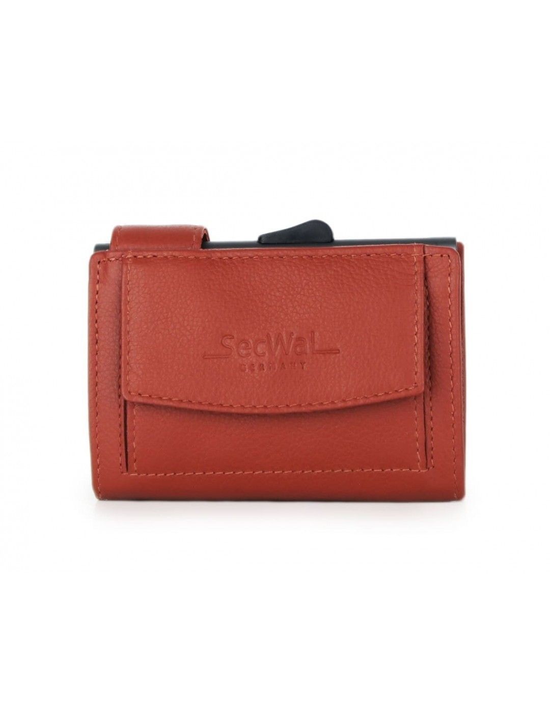 Porte-cartes SecWal DK Leather Orange fonce
