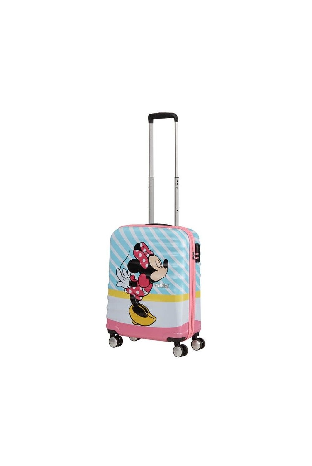 AT Wavebreaker Disney Minnie Pink Kiss 55 4 Wheel Carry-on