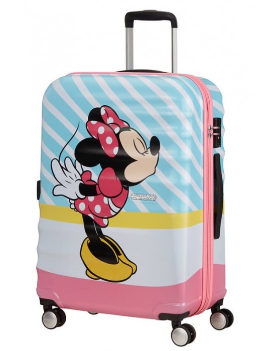 Child Suitcase AT Minnie Pink Kiss 67cm 64Liter 4 Wheel