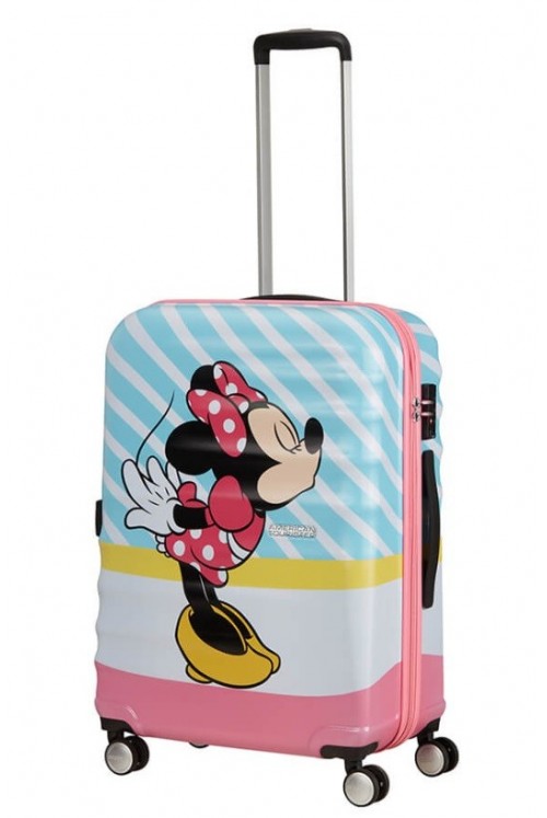 Child Suitcase AT Minnie Pink Kiss 67cm 64Liter 4 Wheel