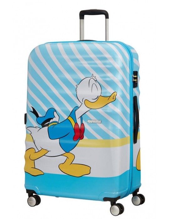 Kids suitcase AT Donald Blue Kiss 77cm 96Liter
