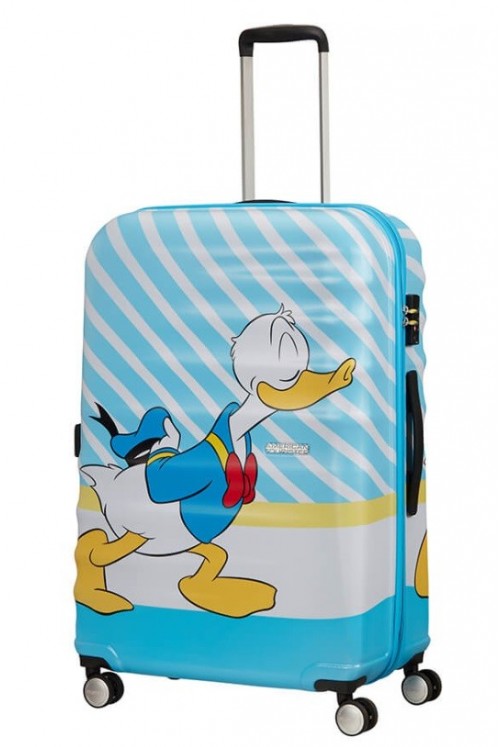 Kids suitcase AT Donald Blue Kiss 77cm 96Liter
