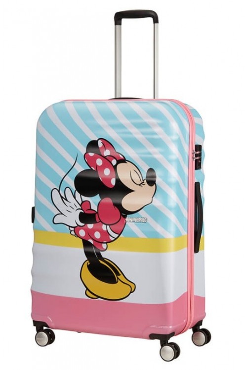 Kids suitcase AT Minnie Pink Kiss 77cm 96Liter