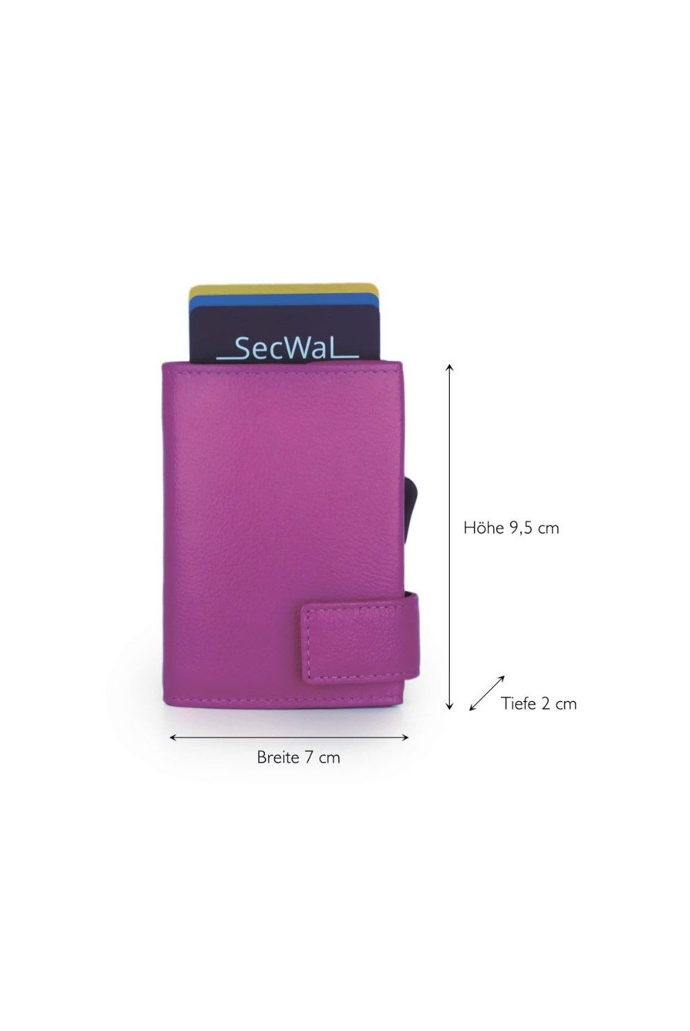 Porte-cartes SecWal RV Leather Pink