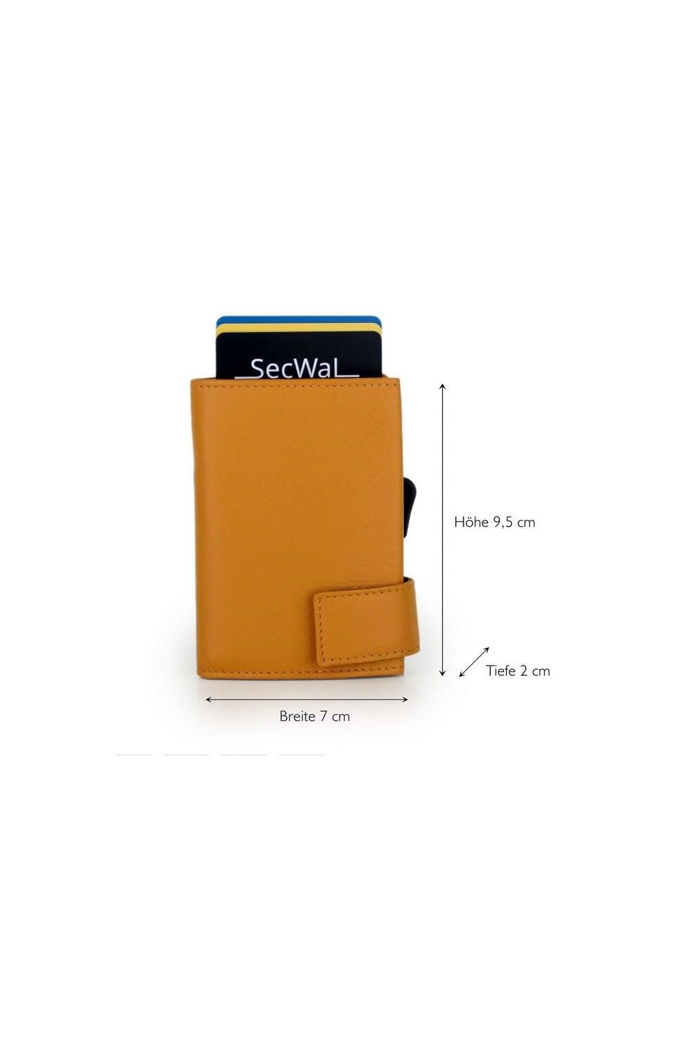 SecWal Card Case DK Leather yellow