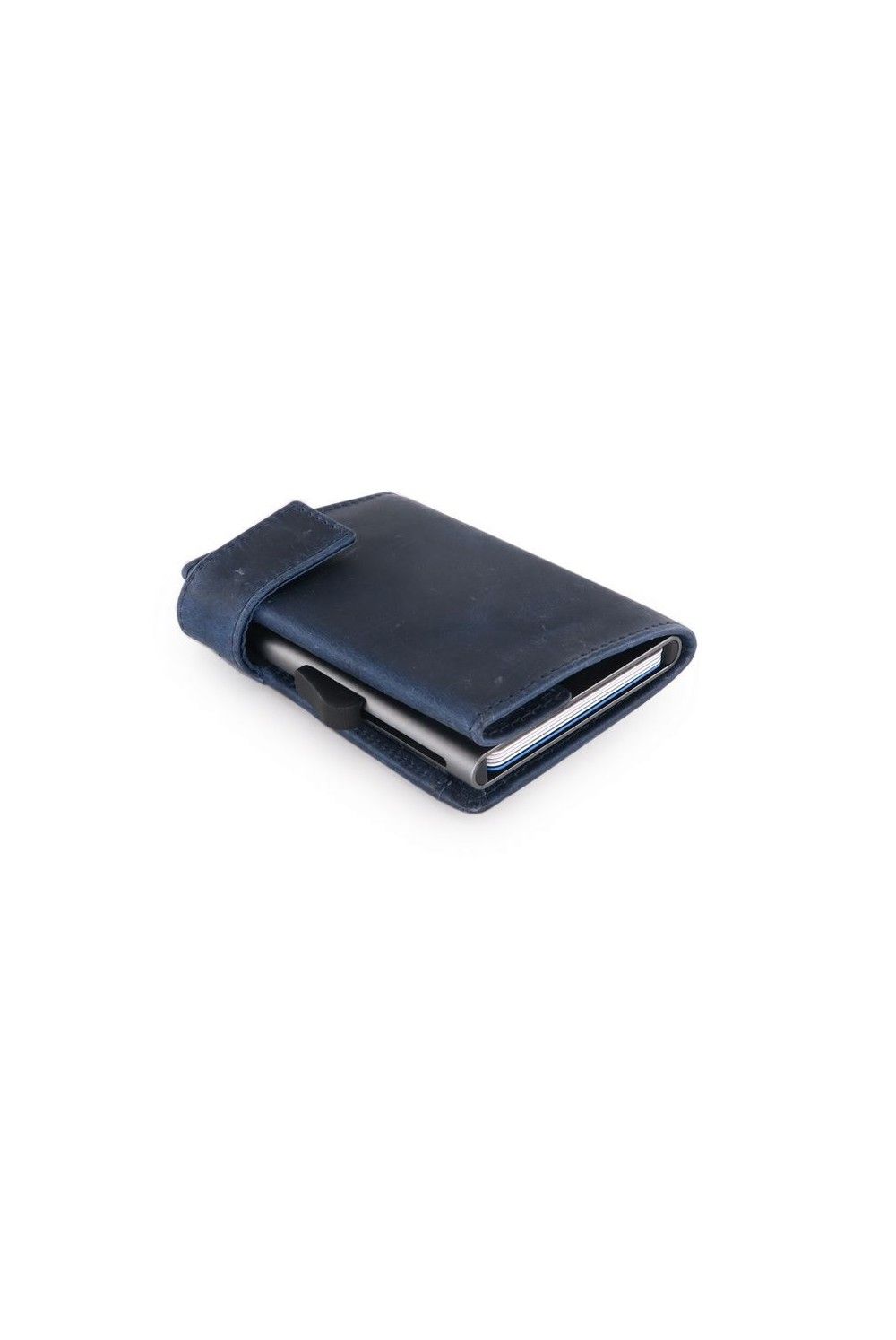 SecWal Card Case RV Leather Hunter Blue