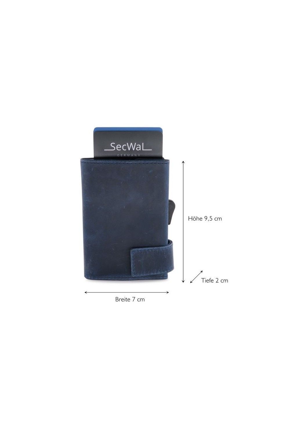 Porte-cartes SecWal RV Leather Hunter Beu