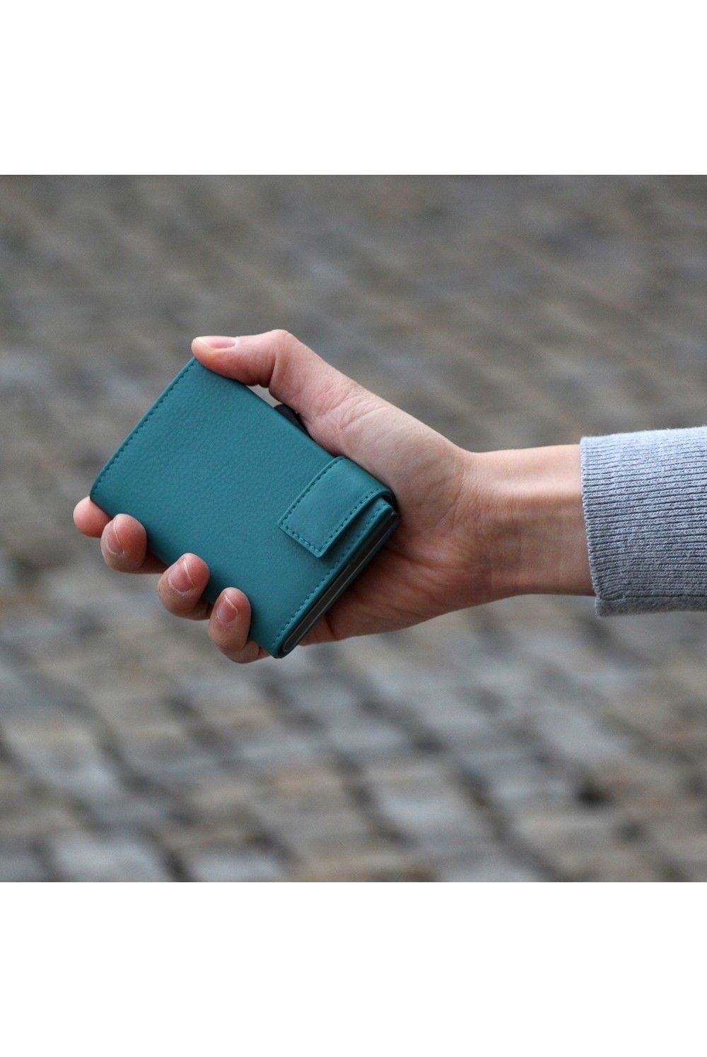 SecWal Card Case DK Leather Turquoise