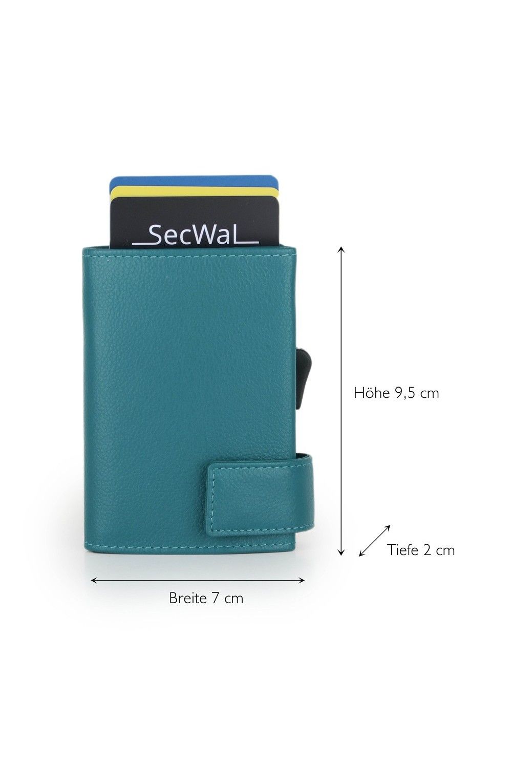 SecWal Card Case DK Leather Turquoise