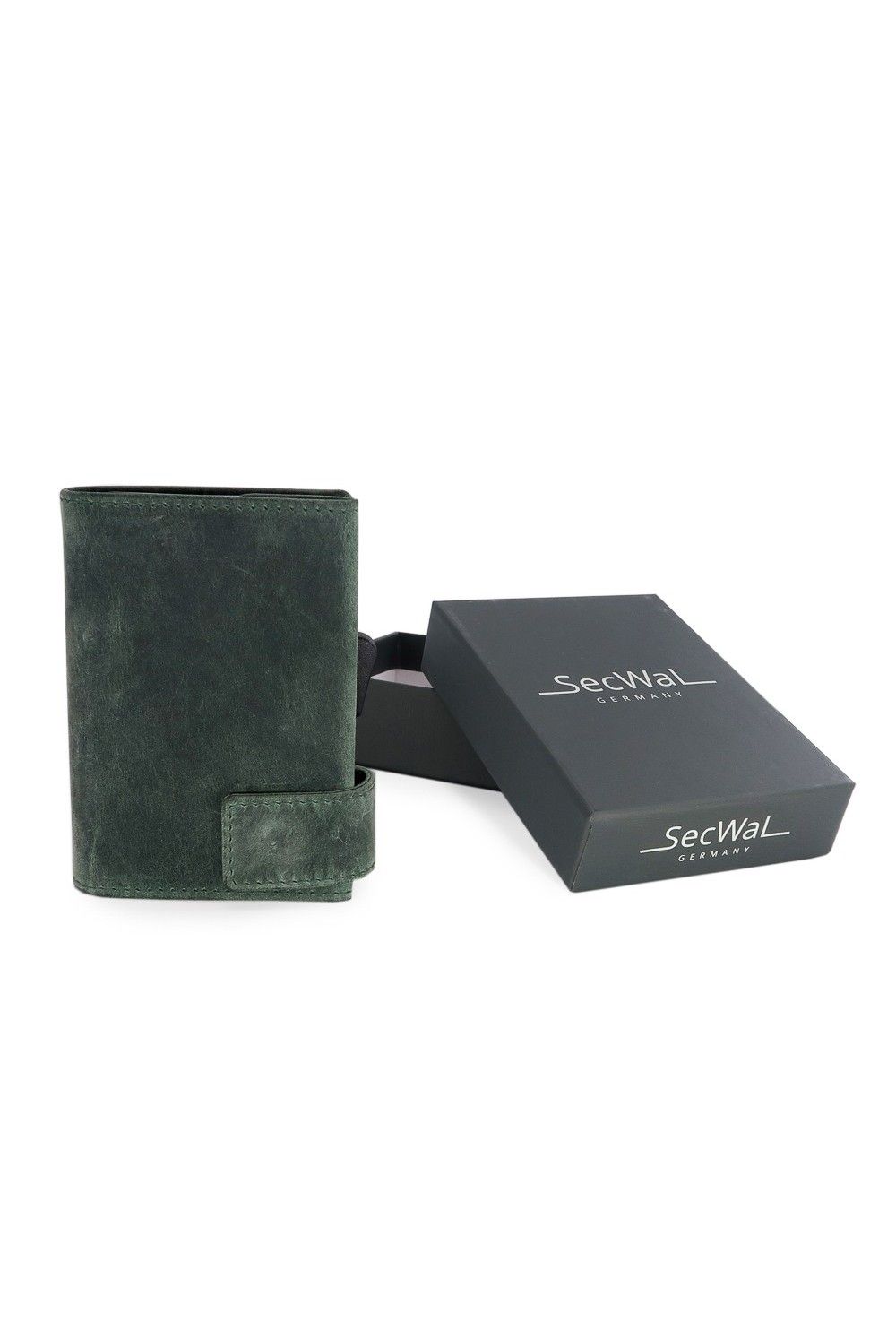 SecWal Card Case DK Leather Hunter Green