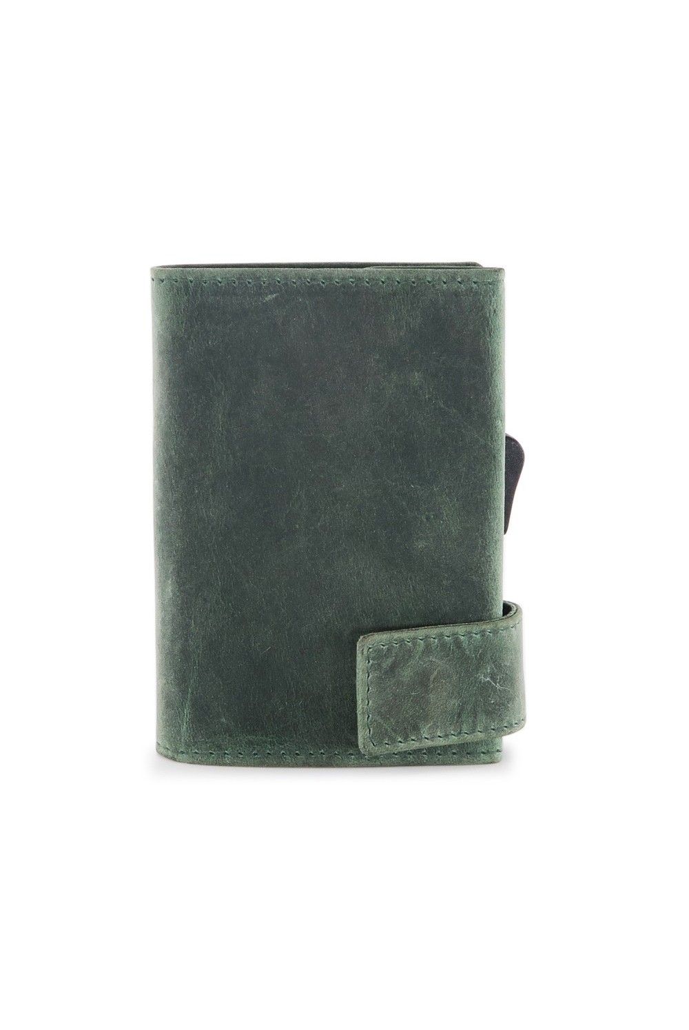 Porte-cartes SecWal DK Leather Hunter Vert