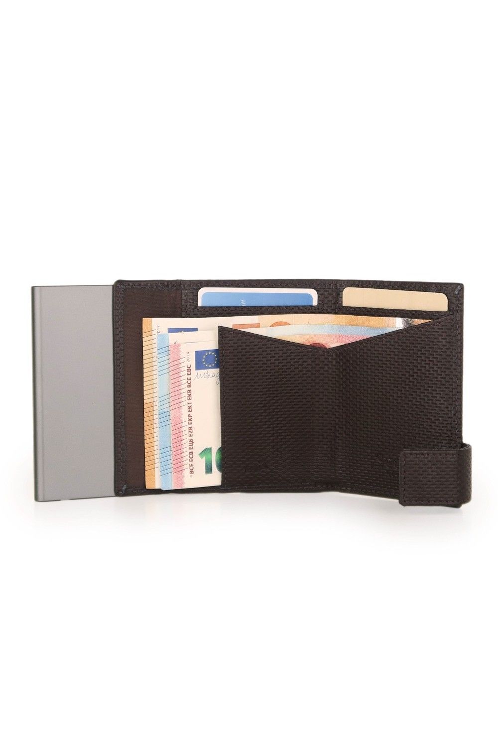 SecWal Card Case RV Leather Osaka Brown
