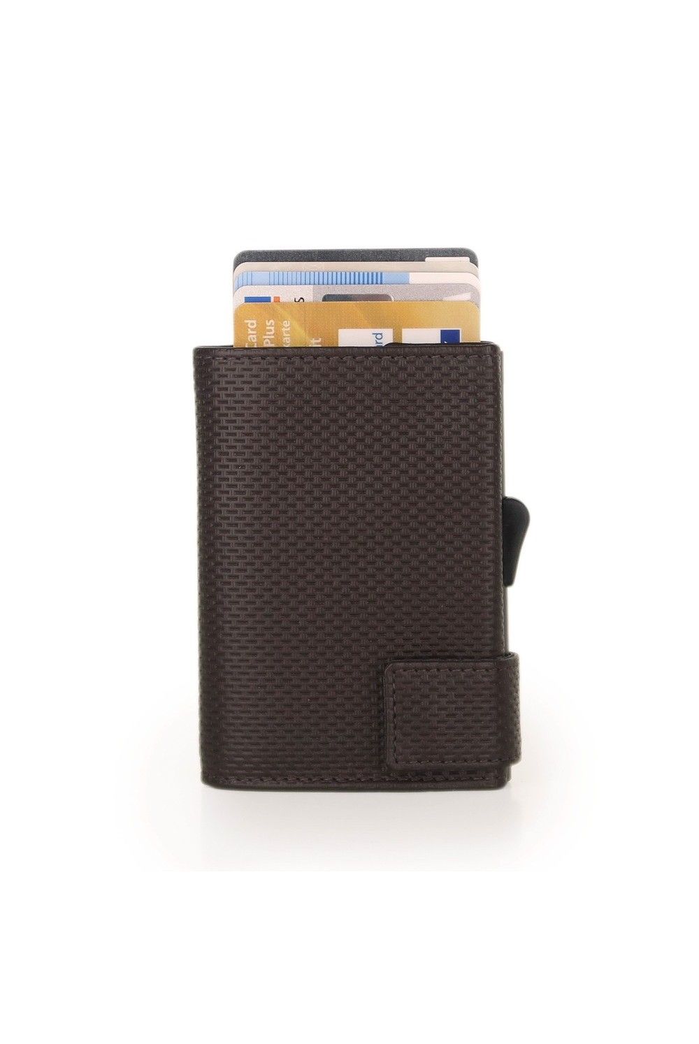 SecWal Card Case RV Leather Osaka Brown