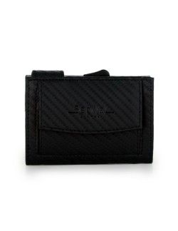 SecWal Card Case DK Leather Carbon Black