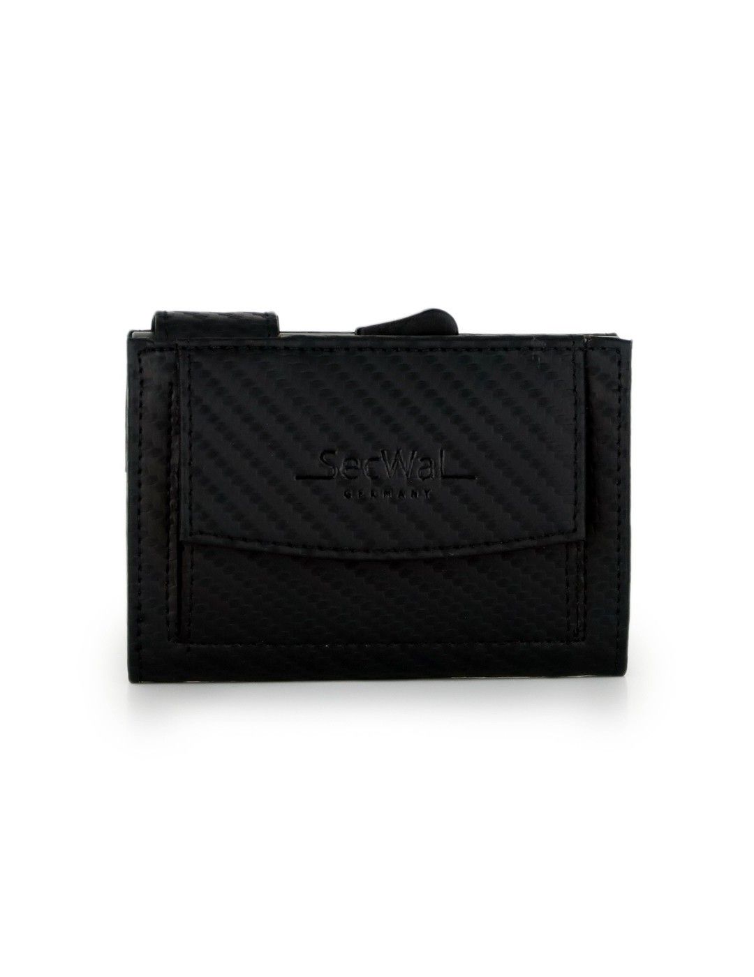Porte-cartes SecWal DK Leather Carbon noir