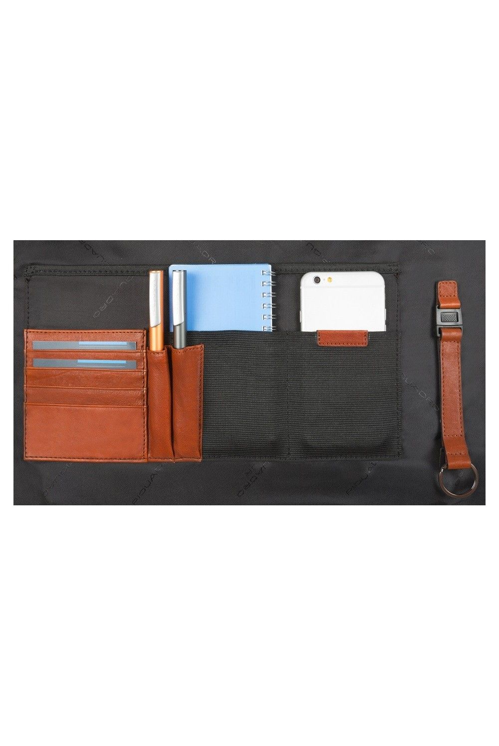 Laptop bag Piquadro Black Square 15.6 inches